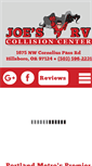 Mobile Screenshot of joesrvcollisioncenter.com